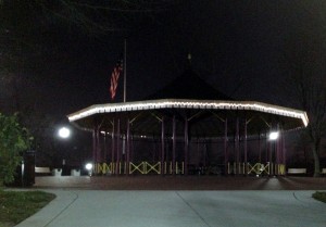 The pavilion has become the park's icon.